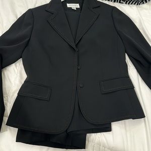 Women’s black suit from casual corner.
